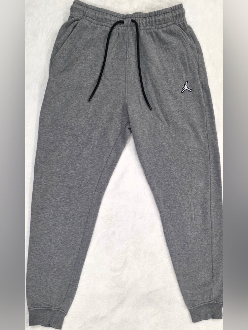 Air Jordan Jumpman Fleece Joggers Men’s Small Carbon Heather Grey
